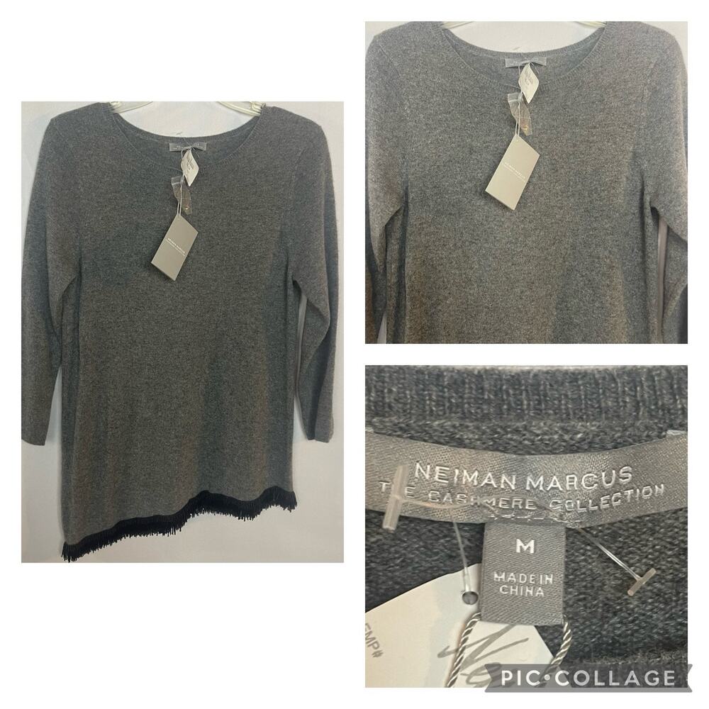 Neiman Marcus The Cashmere Collection Sweater size M NWT